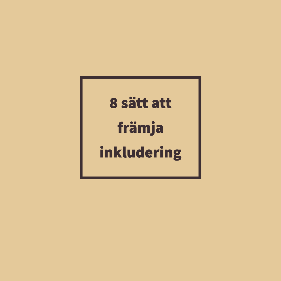 Inkludering förskola